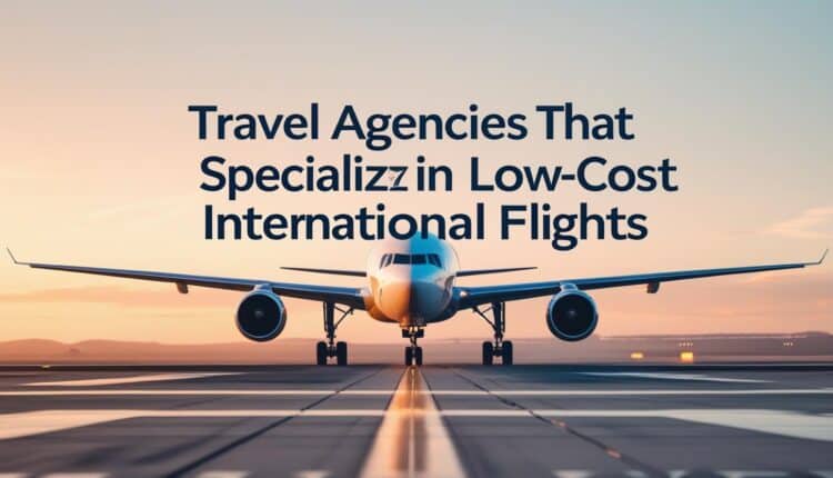 Travel agencies for low cost flights