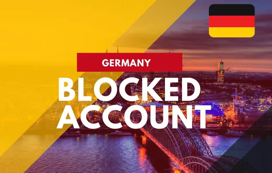 blocked account in Germany