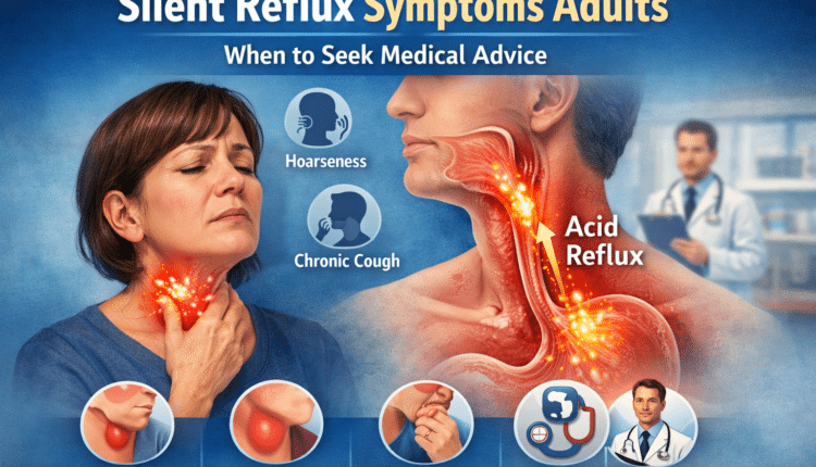 silent reflux symptoms adults