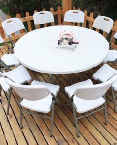 Et rundt spisebord er populært 2