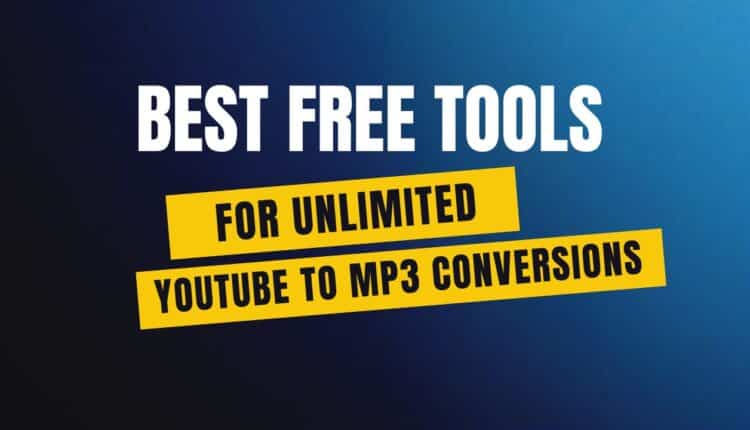 Free YouTube to MP3 Converter tools
