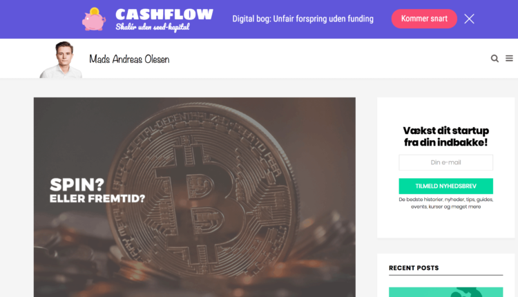 Bitcoin indlæg af Mads Andreas Olesen og Lars Holdgaard