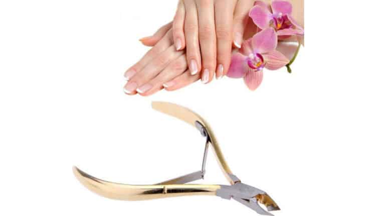 Stainless steel cuticle nipper by Jimy USA on white background