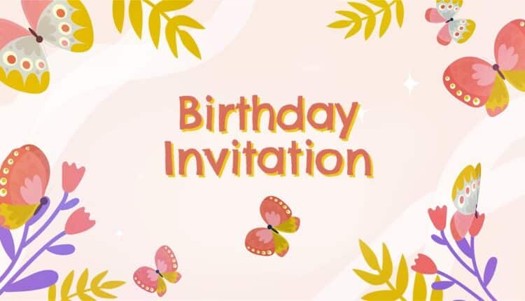birthday invitation templates