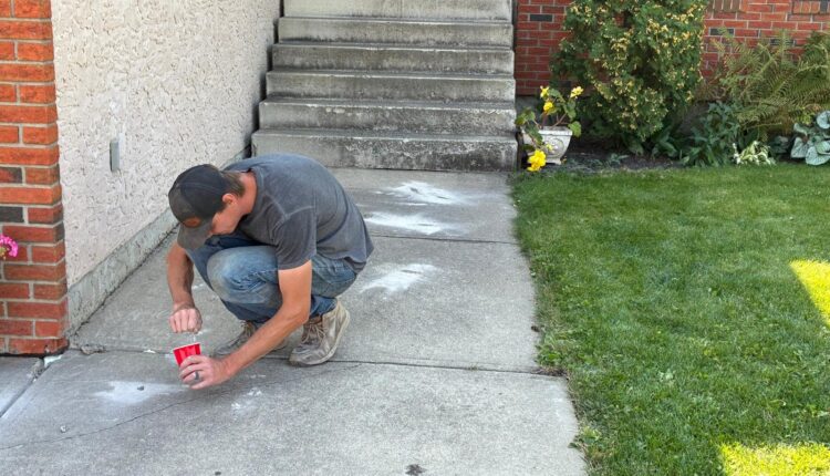 concrete sidewalk leveling​
