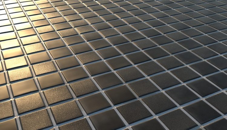 Fliser efter behandling med fliserens.