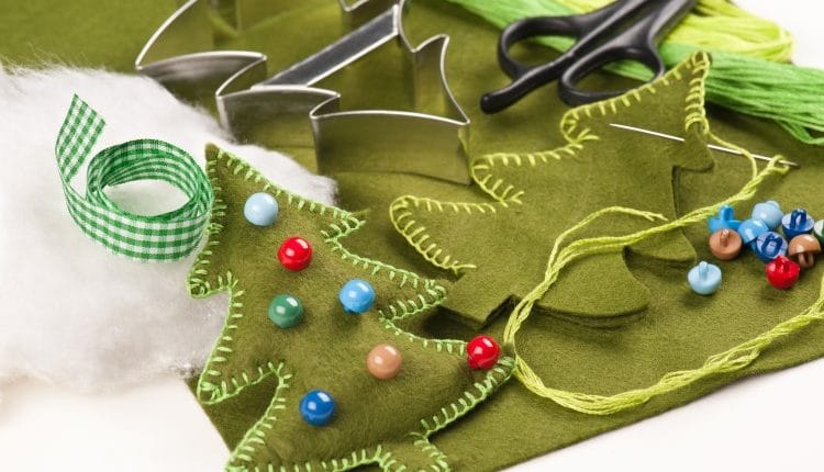 Hjemmelavet juletræ