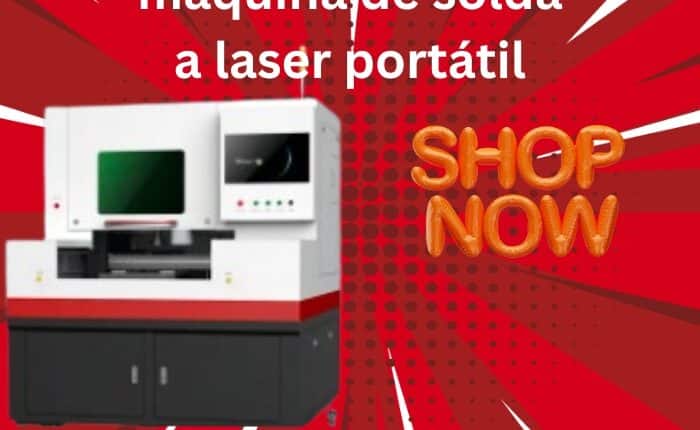 máquina de solda a laser portátil