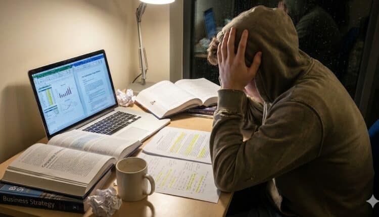 students reading finance theory